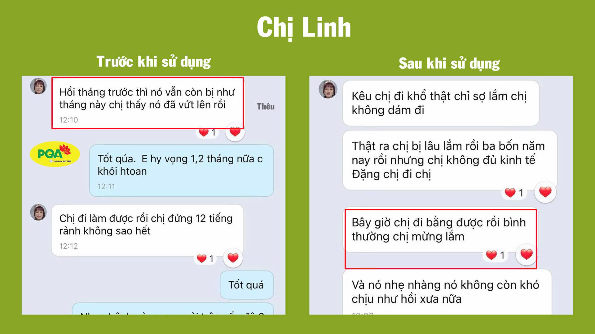 Feedback trước sau Ích khí thăng dương